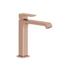 LAVABO QUADRI S MI-HAUT OR ROSE AVEC VIDAGE Up Down PVD
