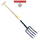 FOURCHE A BECHER A SOIE 4Dt SPATULEE MANCHE BEQUILLE TOURN