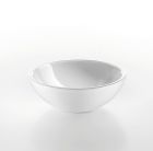 vasque ceramique a poser d.29.5 cm/h.10 cm blanc