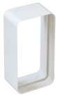 MANCHON RECT.xTUBE D'AER.120X60 BLAN