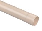 Gouttière PVC-U jaune sable demi ronde développé T33 - long. 4m