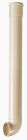 DAUPHIN COUDE ESRHETIQUE 1ML POUR TUBE DESCENTE TD80 SABLE    - DCF10RS