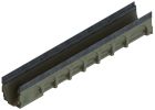 Caniveaux en béton polymère sans grille - ACO MULTIDRAIN - long. 1m x larg. 100mm x haut. 150mm