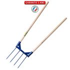 AEROGRIF' 4 DENTS 2 MANCHES DE PELLE 1.10 M