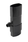 RECUPERATEUR EAUX PLUVIALES POUR POUR TUBE DE DESCENTE 90X56 ARDOISE    - REP95A