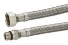flexible alim. inox mâle - femelle pour robinetterie M.12x100 - F.12x17 long.500 mm 9x12