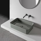 VASQUE CERAMIQUE CIOTOLA RECTANGLE WHITEMAT