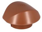 CHAPEAU VENTILATION  SIMPLE AVEC MOUTIQUAIRE DIAMETRE 100 TERRACOTTA  - VVM10T