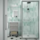 Paroi de douche - HABITAT Côte fix haut.e Paillettes Transparentes 0,8 - 1 x haut. 1,95 m