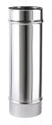 Tuyau inox non isolé pour appareil à gaz basse température, fioul, bois bûches ou granulés  pour appareil de type B  diam. 97 mm - long. 0,55m