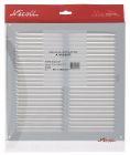 GRILLE PERSIENNE ALU GRIS ANTI INSECTE  DIMENSION 30X30    - 1LM3030G