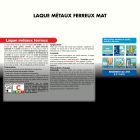 Laque métaux ferreux - FÉRICOLOR Mat Noir Mat Ferronnerie - pot de 0,25L