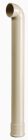 DAUPHIN COUDE ESRHETIQUE 1ML POUR TUBE DE DESCENTE TD 100 SABLE - DCF10TS