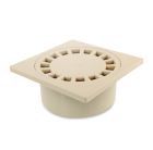 Siphon de cour 150x150mm sortie intégrée Ø40/50/63 sable - SIPH COUR INC 150/40X50X63 SAB