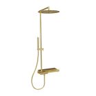 Colonne de douche thermostatique THERMO UP SANDWICH® or brossé