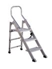 Marchepied aluminium pliant CONFORT PLIANT XL 3 marches - haut. 2,70m - Confort pliant XL
