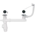 VIDAGE CUISINE D50 2 BACS BONDES A BOUCHON PRO