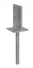 PIED DE POTEAU EN AME A ANCRER  70 X 130 X 8 Bte 6
