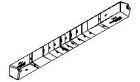 Coin extérieur double pour planche équerre 500mm blanc signalisation 3
