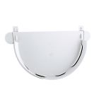 Fond universel gouttière ronde dév.330 blanc - FOND UNIVERSEL 33 BLANC