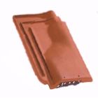 Tuile de ventilation terre cuite - Panne H2 Ardoisé - long. 43,5 cm x larg. 25,8 cm