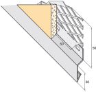 Bande solin déployé zinc lg. 200cm VRAC