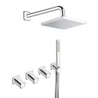 FACADE ESTERNE MELANGEUR 2 SORTIES CHROME