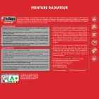 Peinture - RADIATEUR phase aqueuse satin Blanc - pot de 0,75L