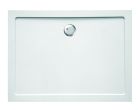 Receveur de douche acrylique - AKO blanc rectangle - long. 120cm x larg. 80cm