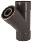 HTA-E CULOTTE RED EVACUATION 45° D125/50 FF