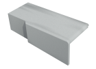 Demi tuile de rive gauche - innotech béton lauze - long. 42 cm