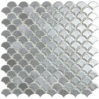 Mosaïque en verre recyclé - 47 MAGIC SILVER SOUL 36X29MM