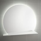 Miroir SUNRISE 800 Circulaire avec bandeau éclairage LED (4.8 W.) IP 44 d 800 mm