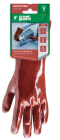 Gants EUROCHEM 3636 coton end. PVC rouge Long 36cm *CAR* T9