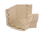 ANGLE DE GOUTTIERE INTERIEUR A 135° POUR TYPE PROFILE LG38 SABLE    - AIC385S