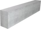 Bordure CR2 - long. 1m x larg. 12cm x haut. 20cm - béton gris CE 6.0
