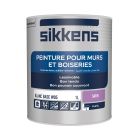 Peinture satin pour murs et boiseries intérieurs blanc base W05 - pot de 1L