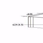Montant 105 - long. 6 m x larg. 105 mm