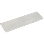 Chaperon de mur plat lisse 100x25x4.8 cm Blanc