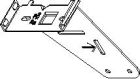 Platine de fixation pour planches de rive arrondie 81/82