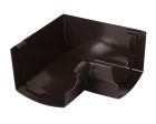 ANGLE DE GOUTTIERE INTERIEUR A 90° POUR PROFILE GOUTTIERE OVATION 28 MARRON - AIC28M