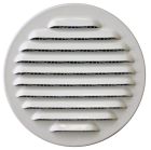 GRILLE RONDE PERS. ALU BLC D120 VR