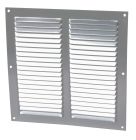 GRILLE PERSIENNE ALU GRIS ANTI INSECTE  DIMENSION 30X30     - LM3030G