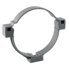 Collier de fixation sans vis pour tube de descente Ø80 gris - COL DESCENTE 80 GRIS 50sach2p