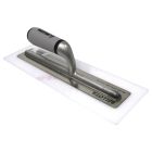Taloche polycarbonate 2 mm avec manche ouvert bi-matière pour les travaux de stucage et de microciment / 587020P