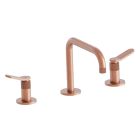 MELANGEUR LAVABO EAST SIDE 3 TROUS SMALL + Vidage OR ROSE BROSSE