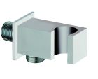 applique prise d'eau carree laiton blanc 1/2'
