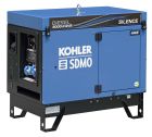 GROUPE ELECTROGENE KOHLER DIESEL 6000 A SILENCE AVR C5 - Gasoil - Monophasé - P Max (ISO 8528-8:2016) : 4,9 kW - Réservoir : 27 L - Autonomie : 22,5 H