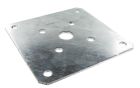 Platine optionnelle pour pieds de poteaux PLPP180 - Pieds de poteaux