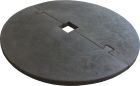 Tapis rond anti herbe diam. 75 cm caoutchouc